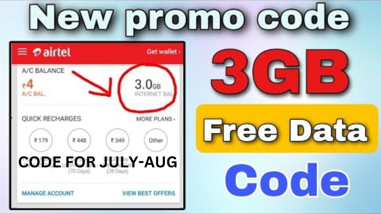 Airtel Free Data Coupon Codes