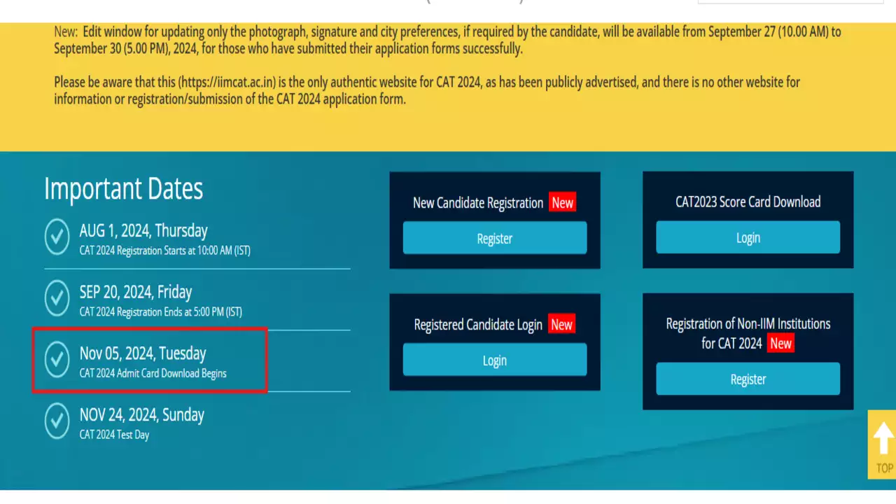 How can I download my CAT 2024 admit card?