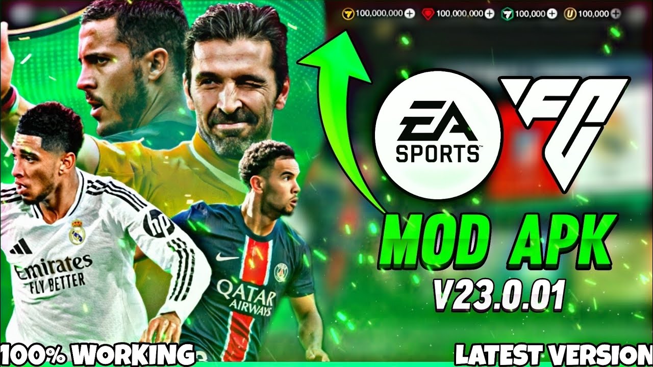 FC Mobile Mod Menu Apk V23.1.05 |Unlimited Money, Unlimited Gems & Unlimited FC Points Mod menu 2025