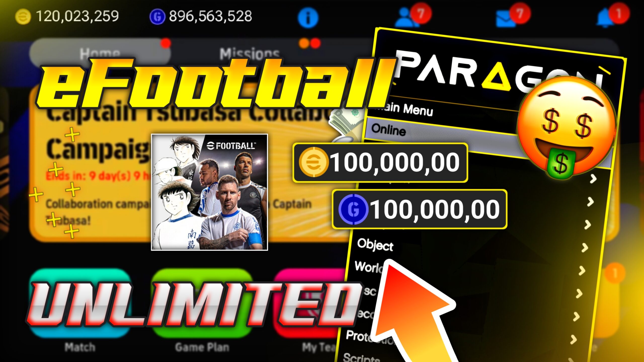 eFootball 2025 MOD APK  (Unlimited Money/Coins) eFootball 2025 MOD MENU