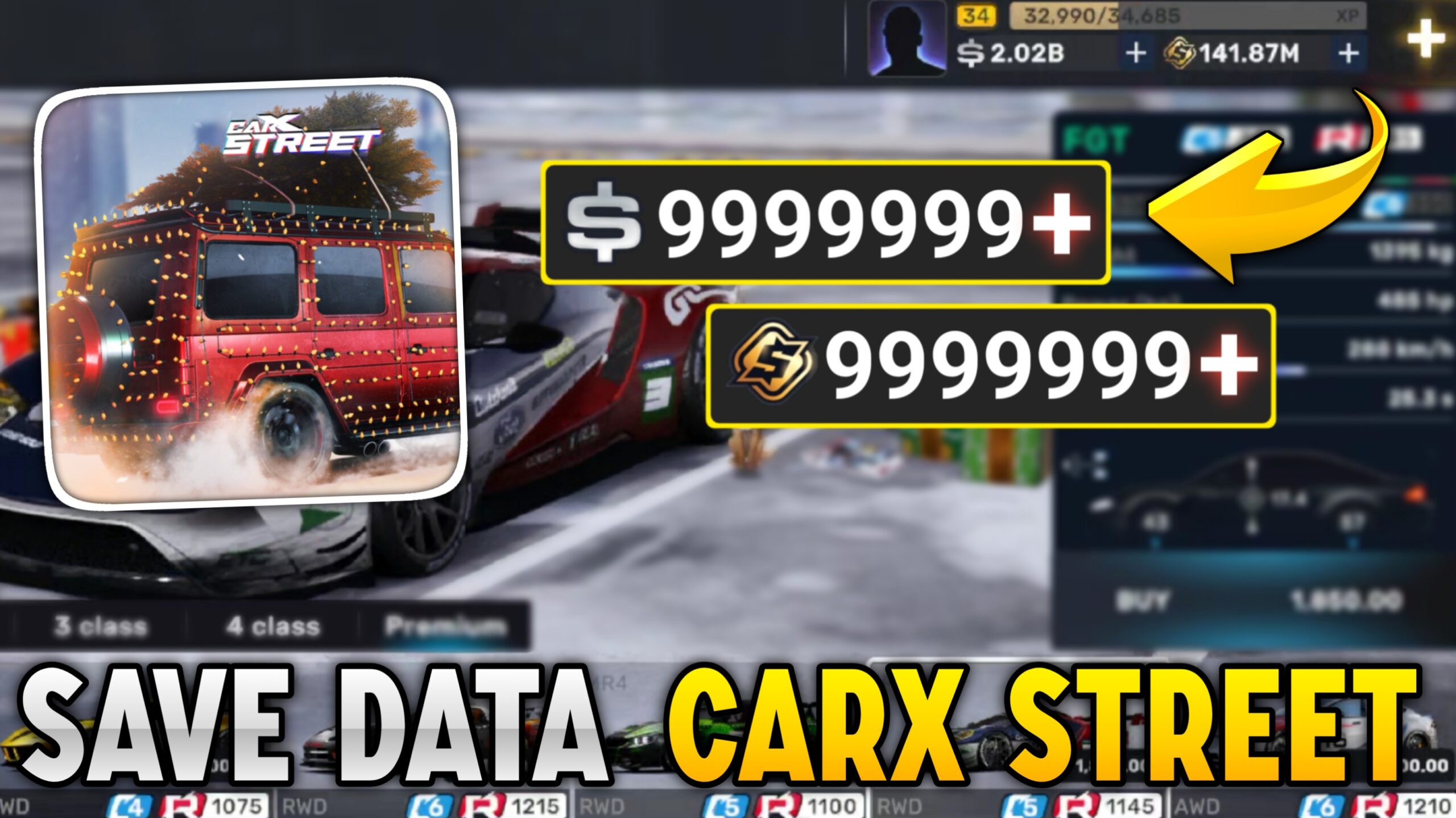 CarX Street MOD APK Latest (Unlimited Money/Full Nitro/XP)