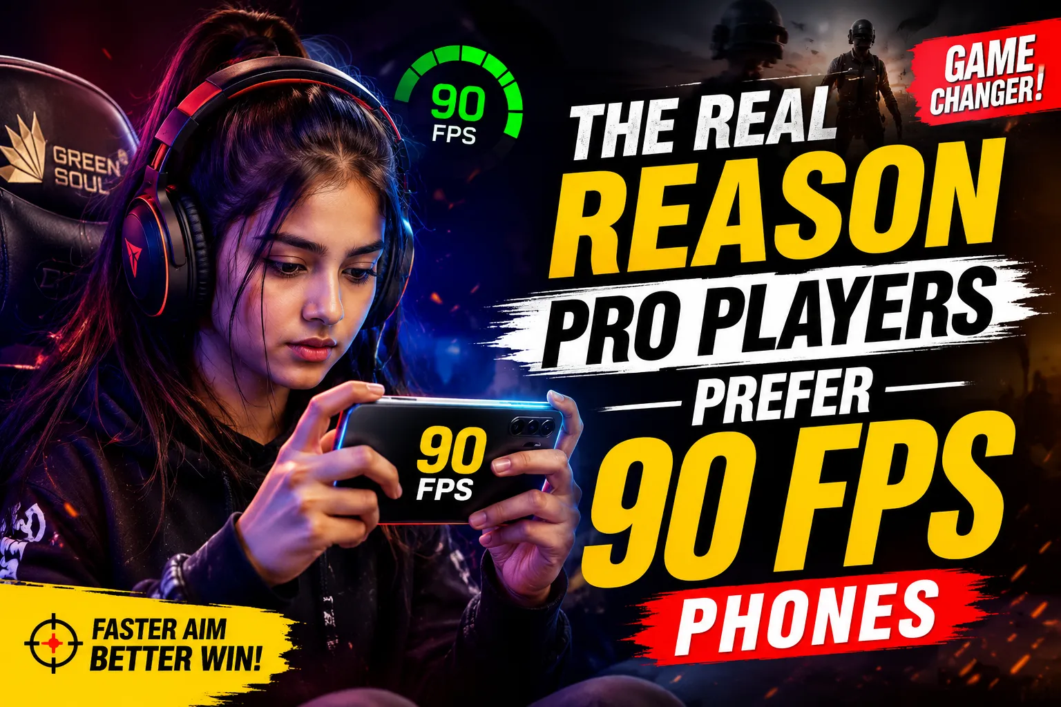 The Real Reason Pro Players Prefer 90 FPS Phones